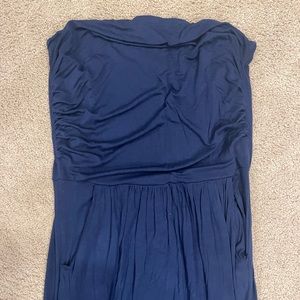 Long maxi dress with pockets